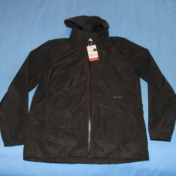 NWT  MEN'S  MARMOT PARKES WATERPROOF HOODED FULL ZIP JACKET XL - Picture 1 of 5